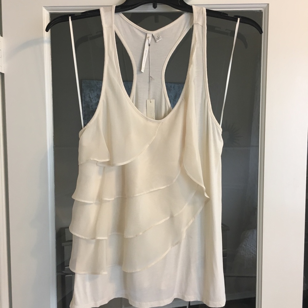 🍃LC LAUREN CONRAD Chiffon Layered Tank